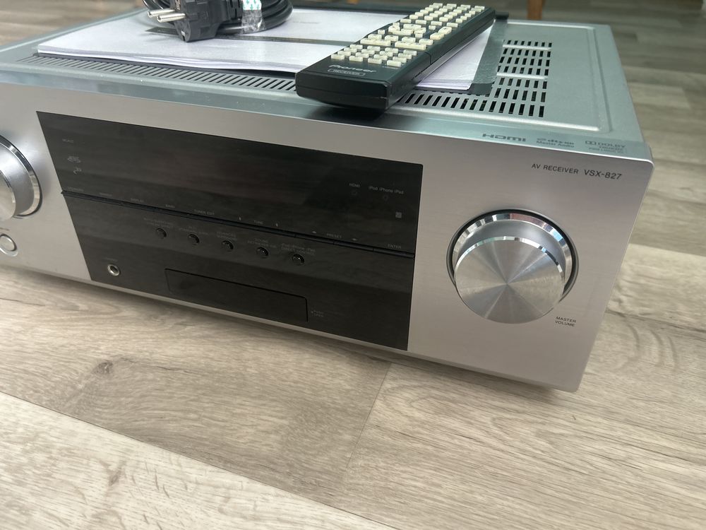 #1259 Pioneer vsx-827-s amplituner wzmacniacz kino domowe audi hdmi