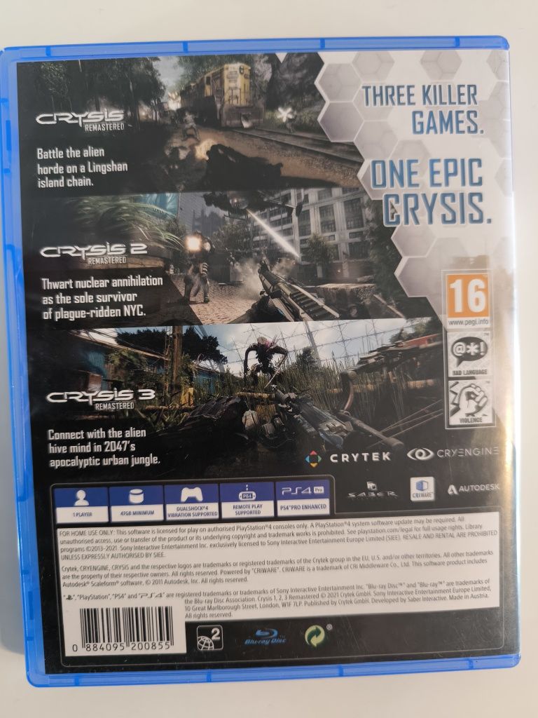 Ps4 Crysis Remastered Trilogy pl możliwa zamiana