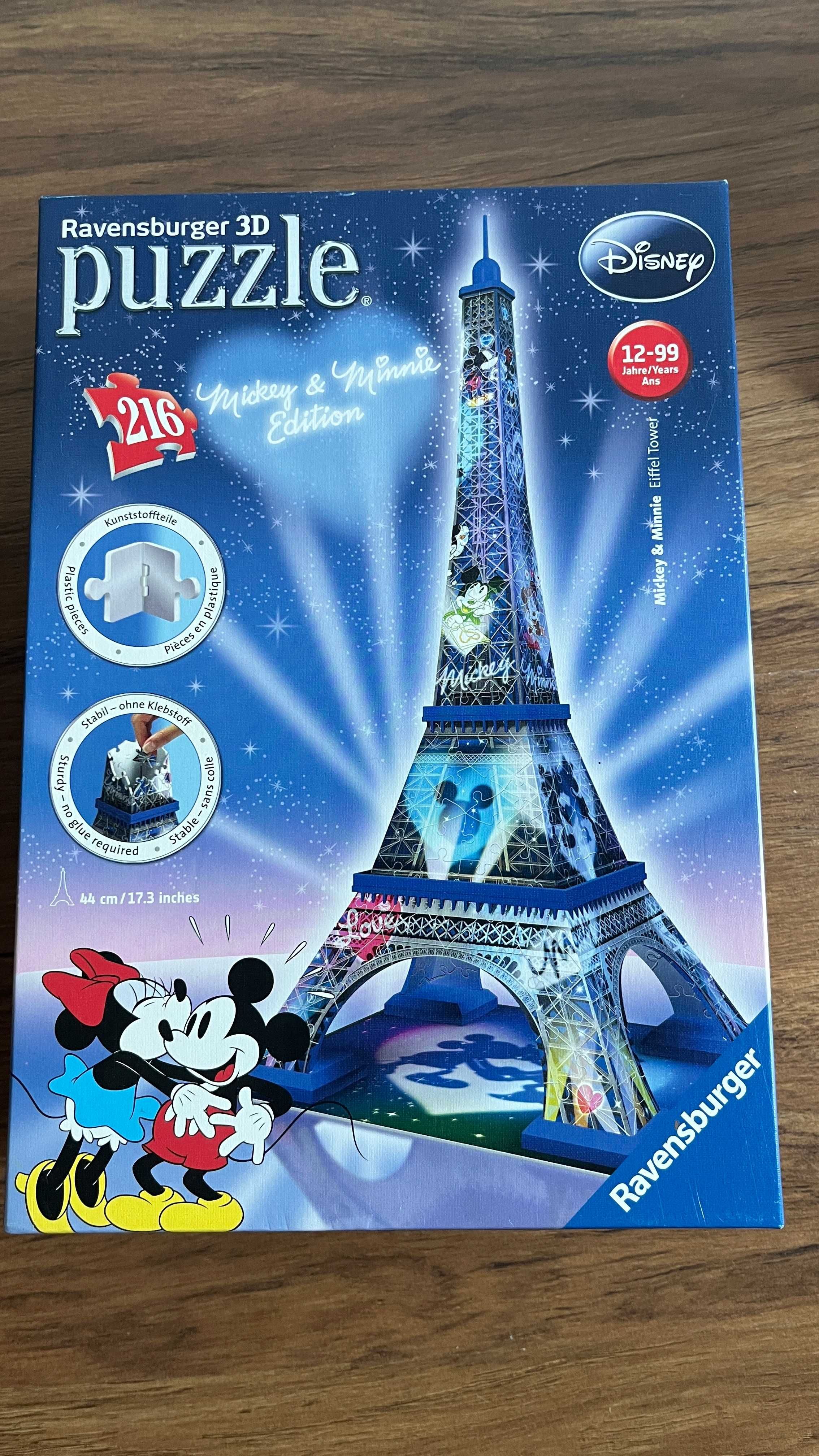 Puzzle plastikowe 3D Disney Wieża Eiffla