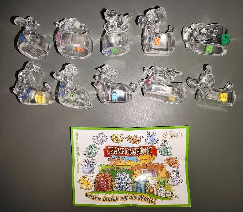 Czempioni duchy figurki Kinder niespodzianka