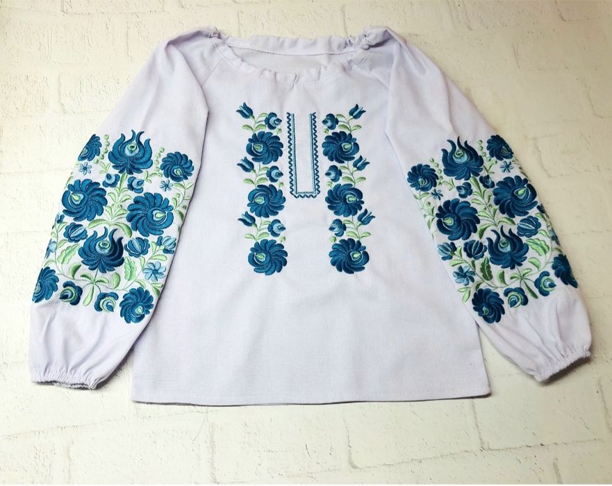 Вишиванка лляна для дівчинки