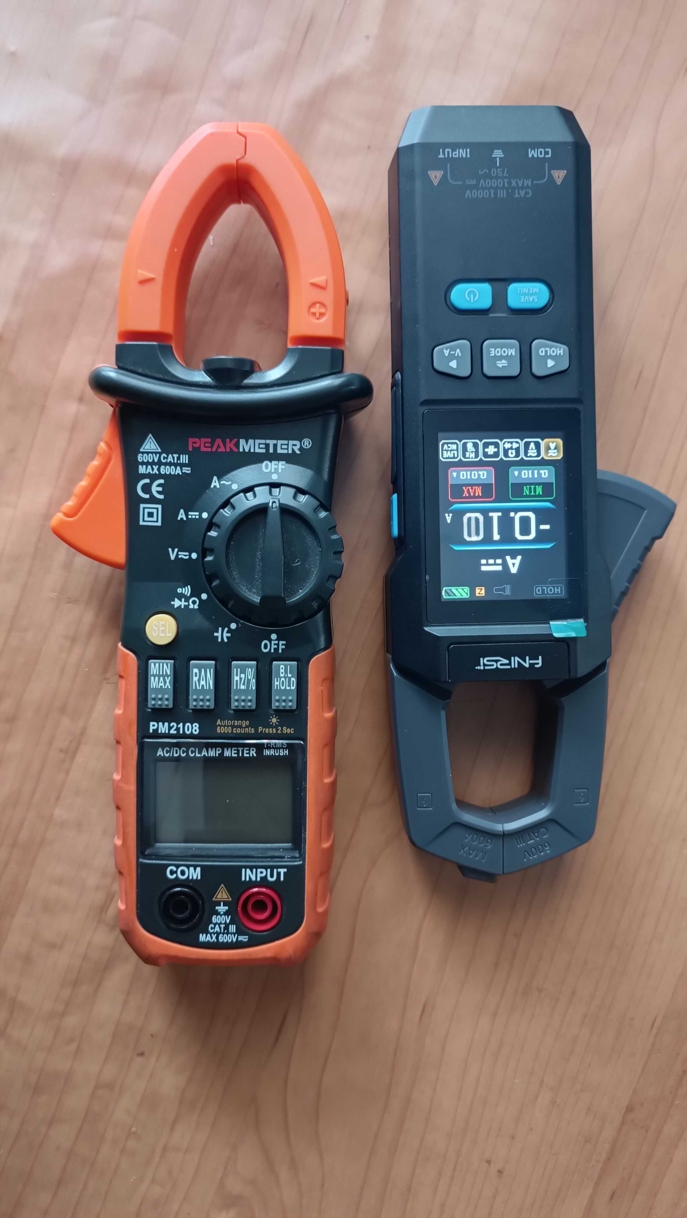 Розумні струмовимірювальні кліщі FNIRSI DMC-100. PROTESTER PM2108
