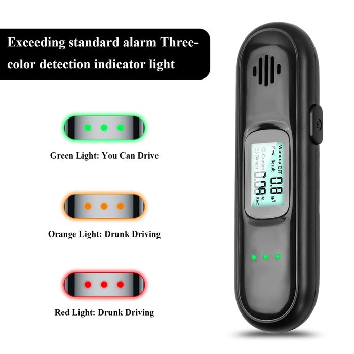 Joyan Tester Alkoholu Akumulatorowy z Cyfrowym Wyświetlaczem LCD