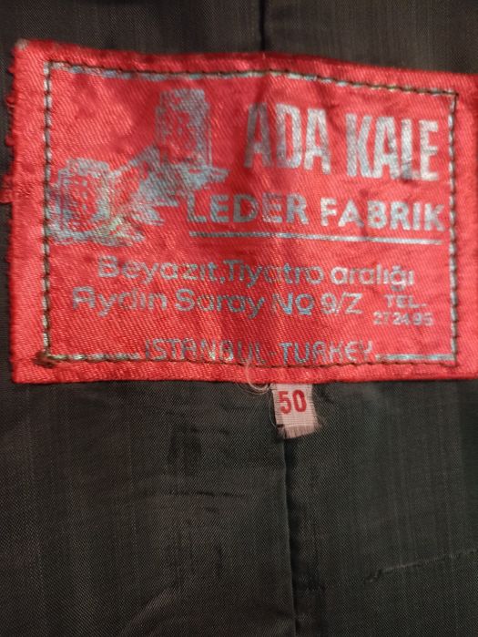 Płaszcz damski skórzany długi z paskiem