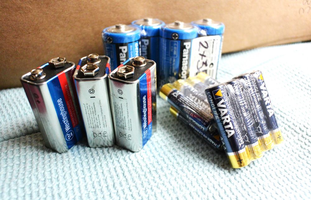 Батарейки LR03 R14 Крона