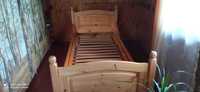 Drewniane łóżko 95 x 210 cm