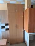 Szafa wysoka z wieszakiem na ubrania buk 220x80x62