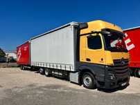 Mercedes-Benz ACTROS  MP5 euro6 6x2 jumbo zestaw  120m 38palet  2548 GIGASPACE STYLE LINE zabudowy STALE 7,70+7,70m bez retardera