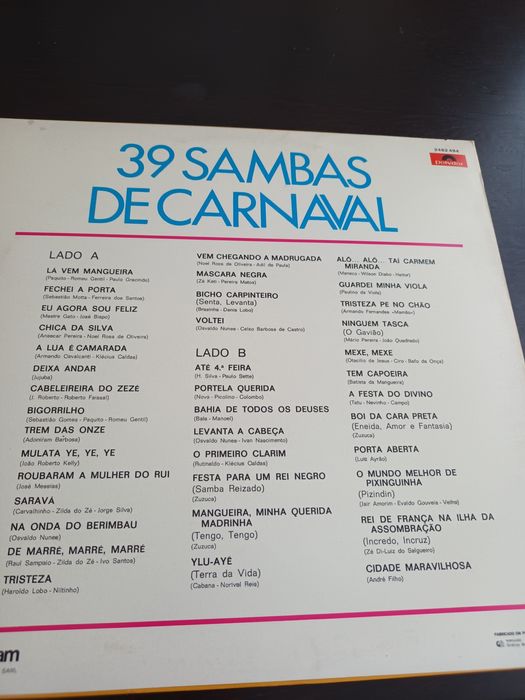 Vinis Samba e Disco