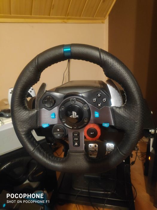 Kierownica Logitech G29 + shifter wraz ze stelażem Ps5/Ps4/Ps3