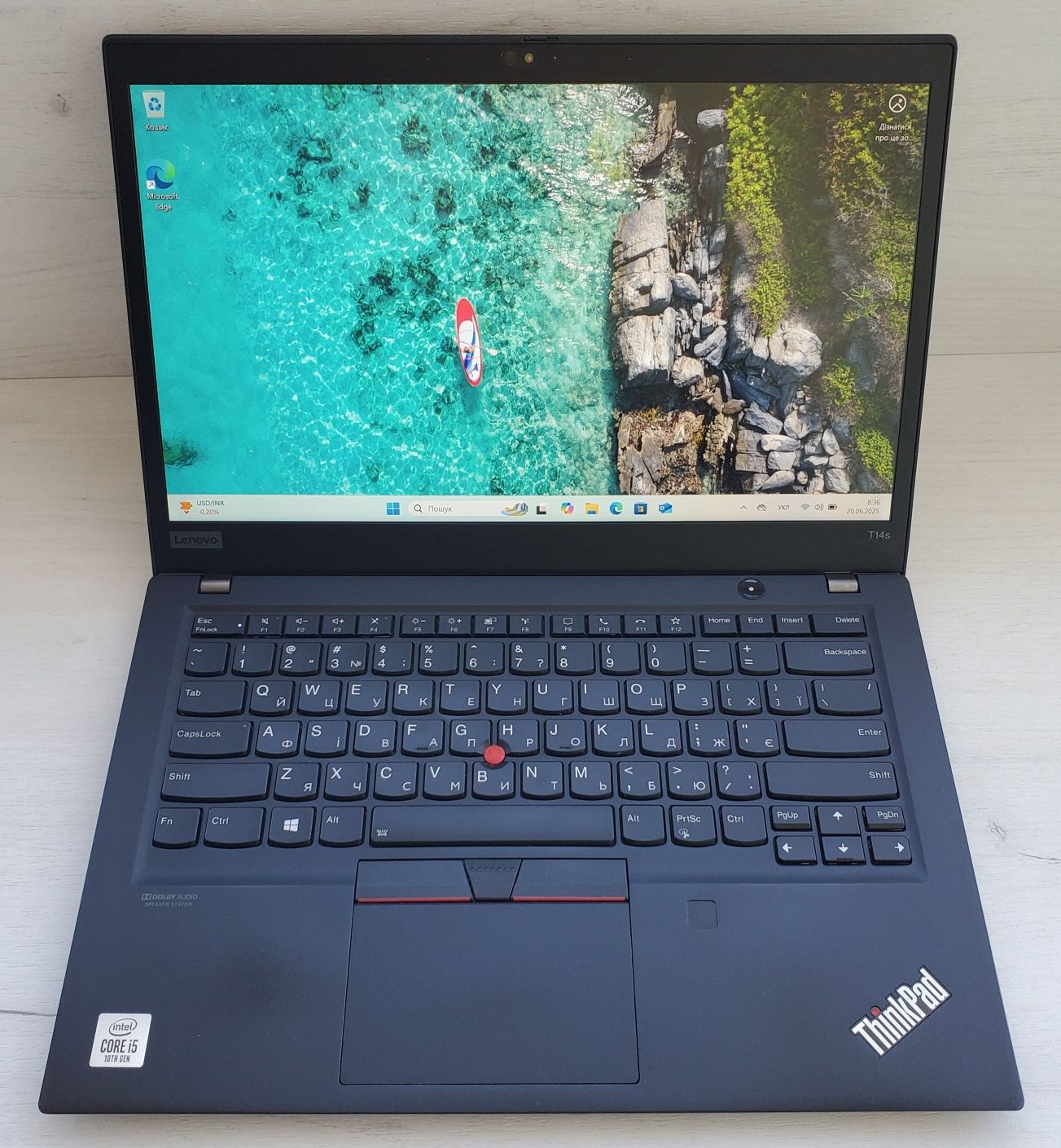 Lenovo ThinkPad T14s Gen 1 i5-10210U 16/256GB M.2  Windows 11 2021 р