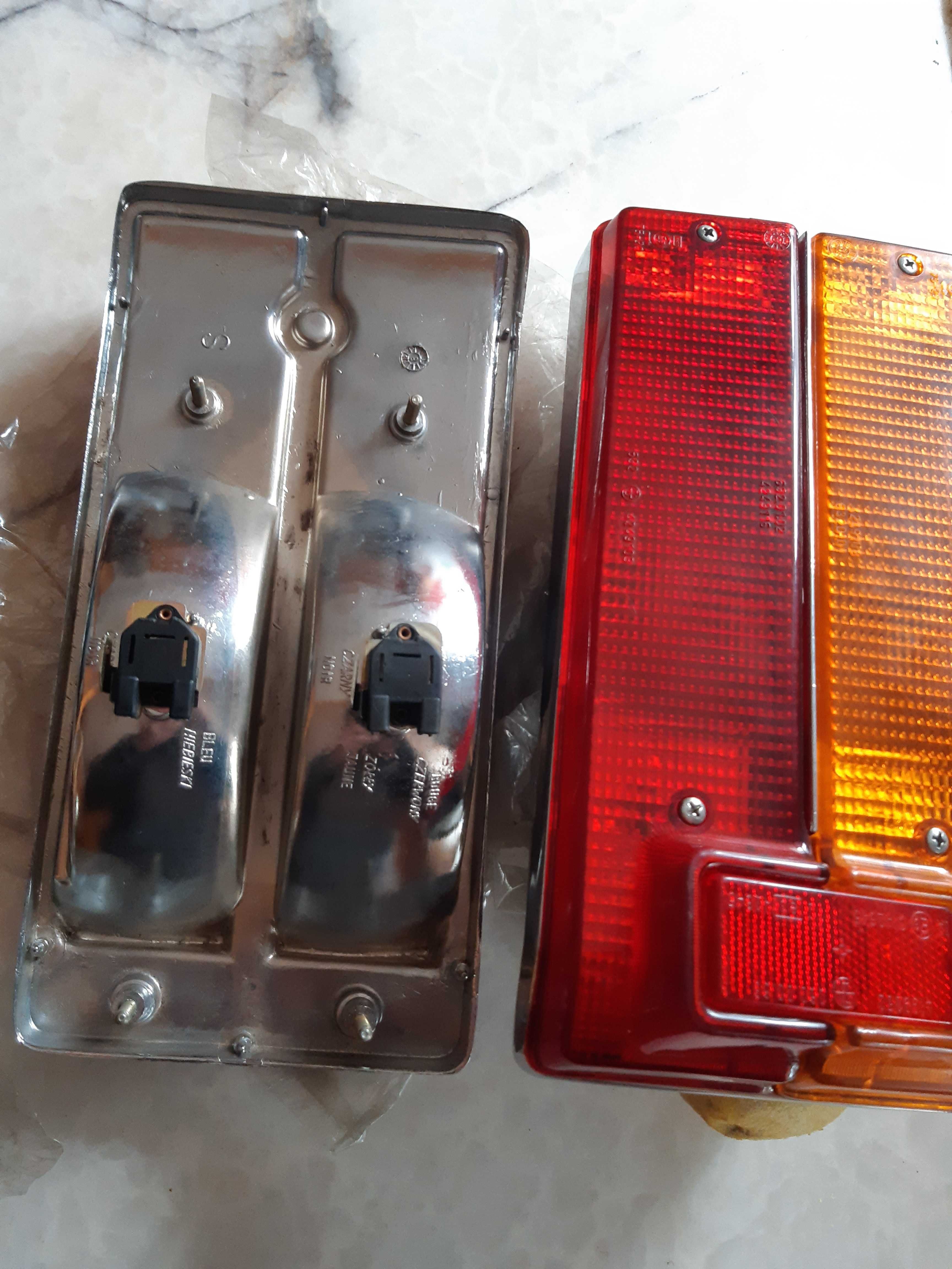 Lampy Fiat 125 tył NOWE Chrom