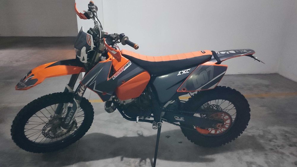KTm 125 exc matrículada