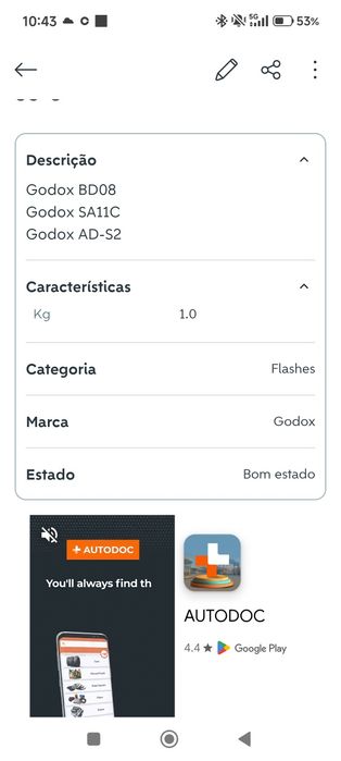 Godox ad400 Pro acessórios