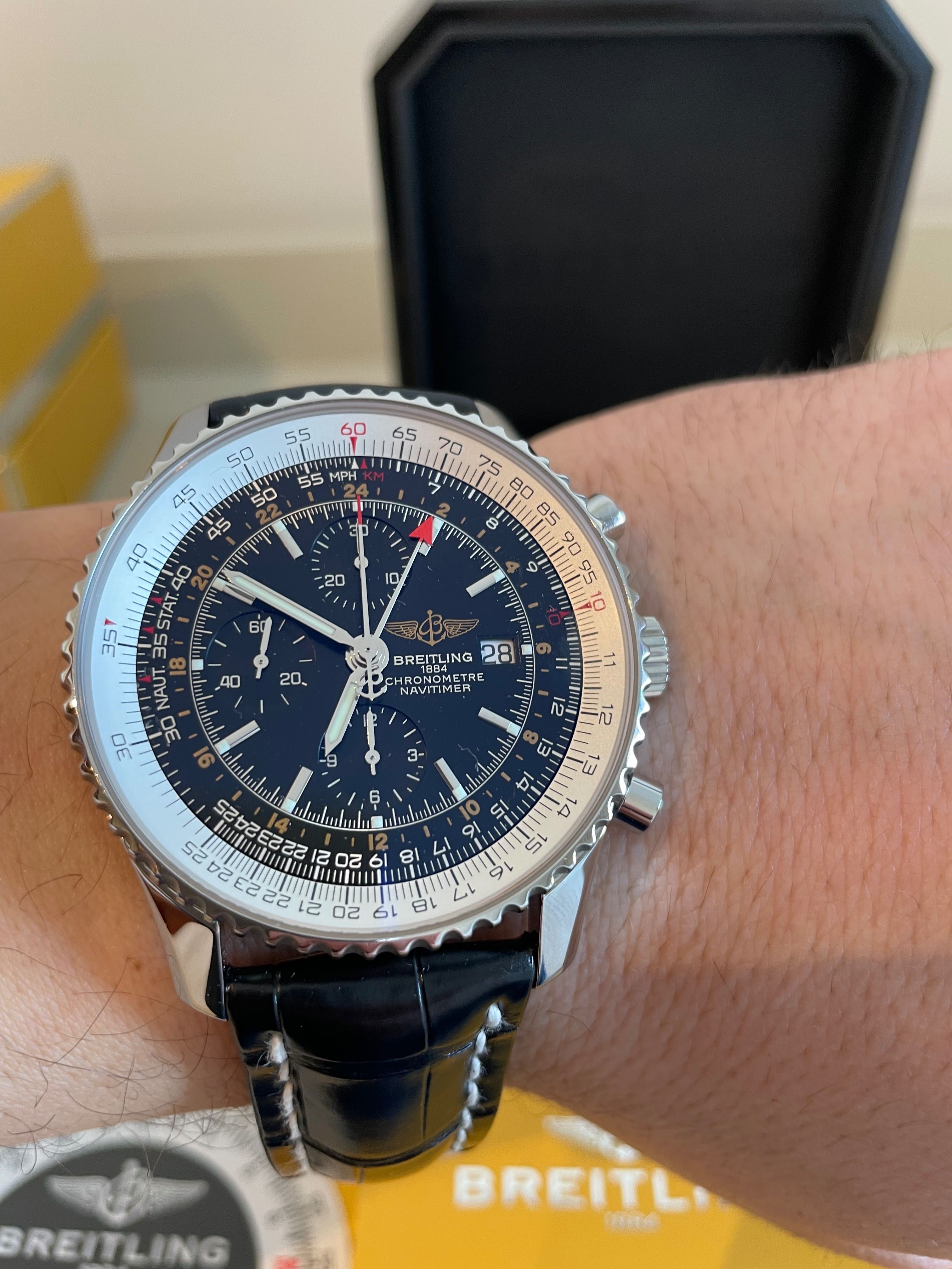 Breitling Navitimer Chronograph GMT 46