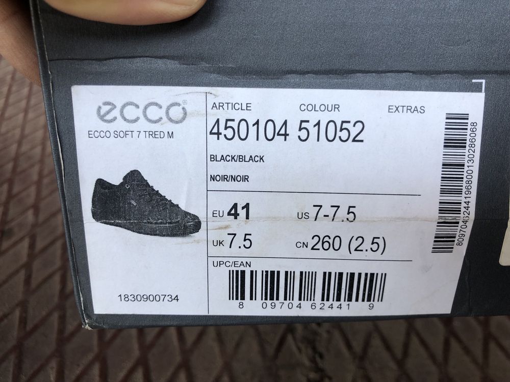 Полуботинки Ecco soft 7 TreD M (450104-51052) +GORE-Tex
