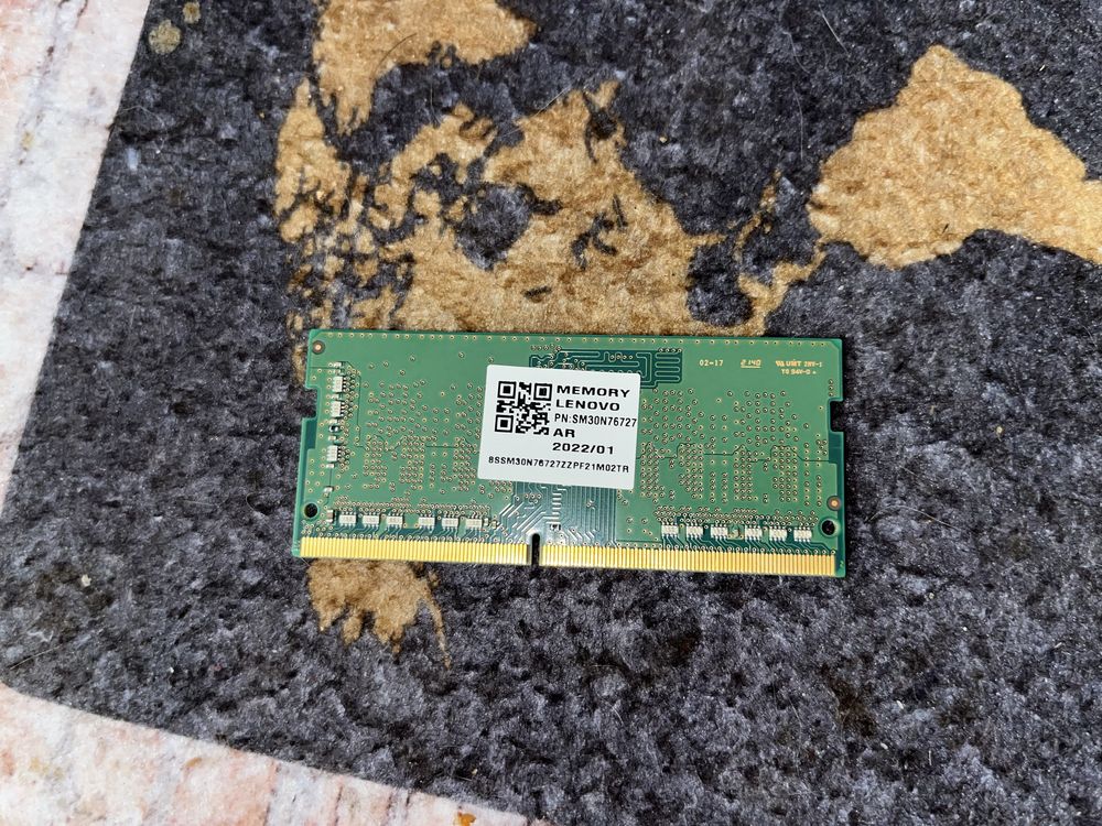 Оперативна памʼять ОЗУ Samsung 2 x 8gb ddr4 SO-DIMM 3200 cl22 1Rx16