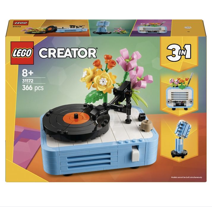 NA LEWARA nowe klocki LEGO Creator 31172 3 w 1 gramofon