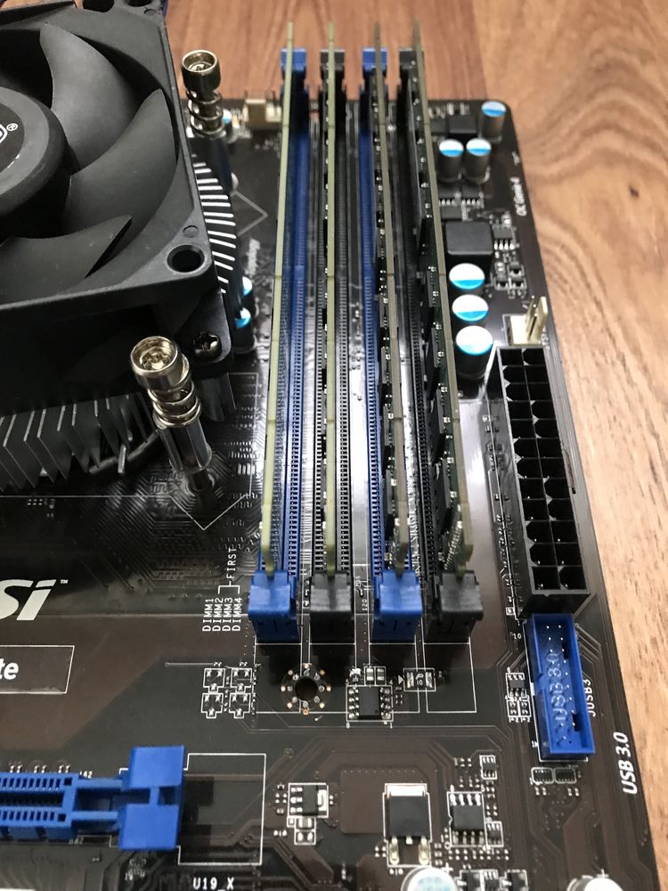 I5-4690K процесор/16 GB Ram/MSI Z97/кулер/заглушка