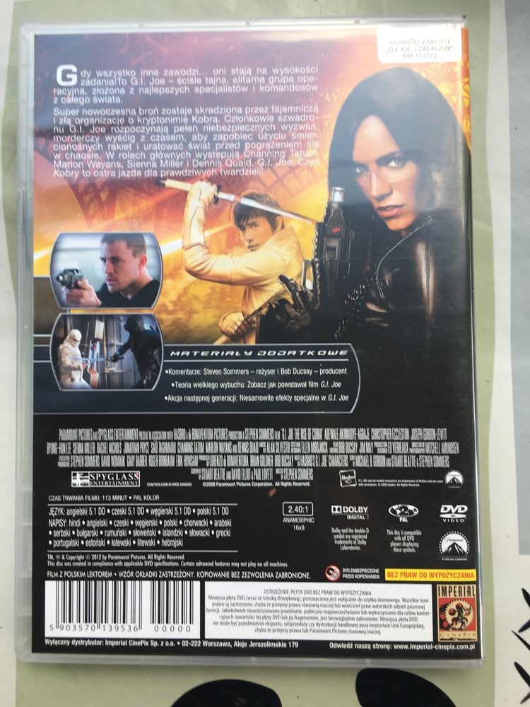 Film DVD G.I. Nie Czas kobry