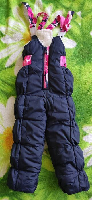 Зимний полукомбинезон на девочку, размеры 86, 92, 98, 104