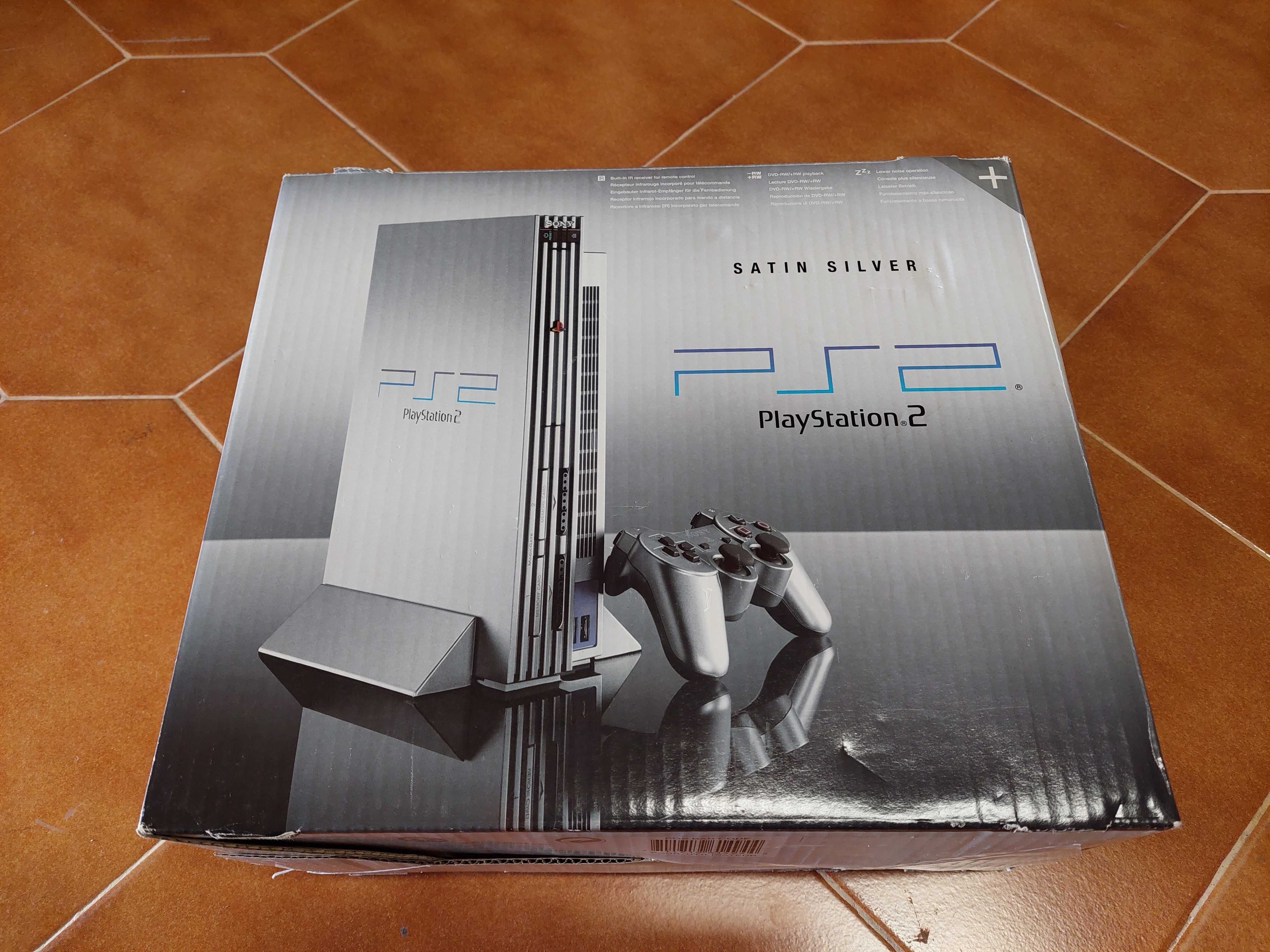 Consola PS2 original na caixa