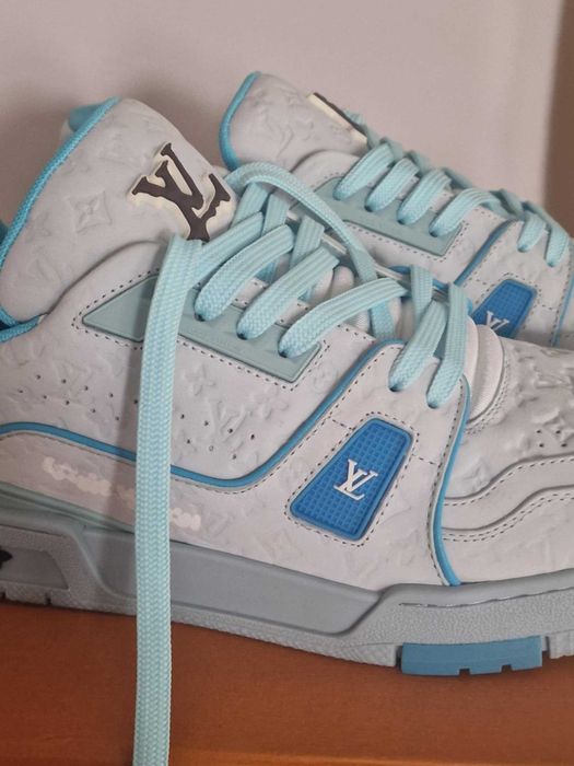Buty Louis Vuitton by Tyler blue meskie, Sneakersy Size 46 -28,5 cm