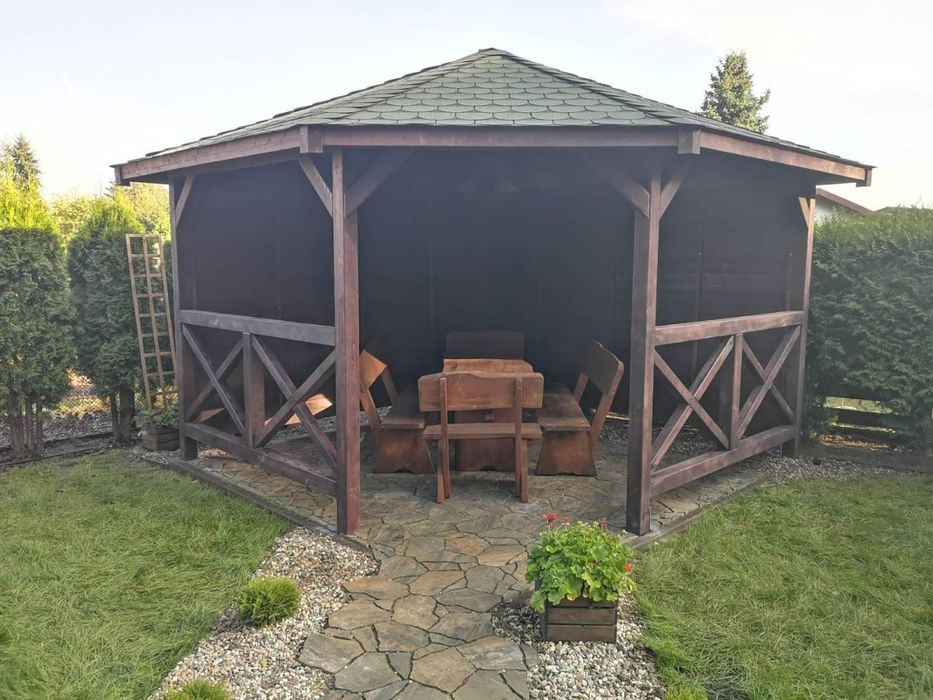Altana ogrodowa, altana drewniana, pergola
