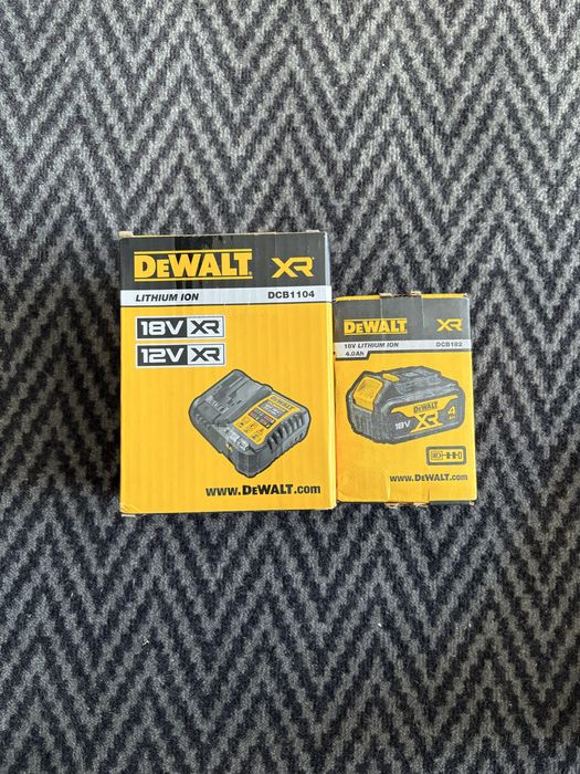 Dewalt bateria 4ah i ładowarka DCB1104 DCB182