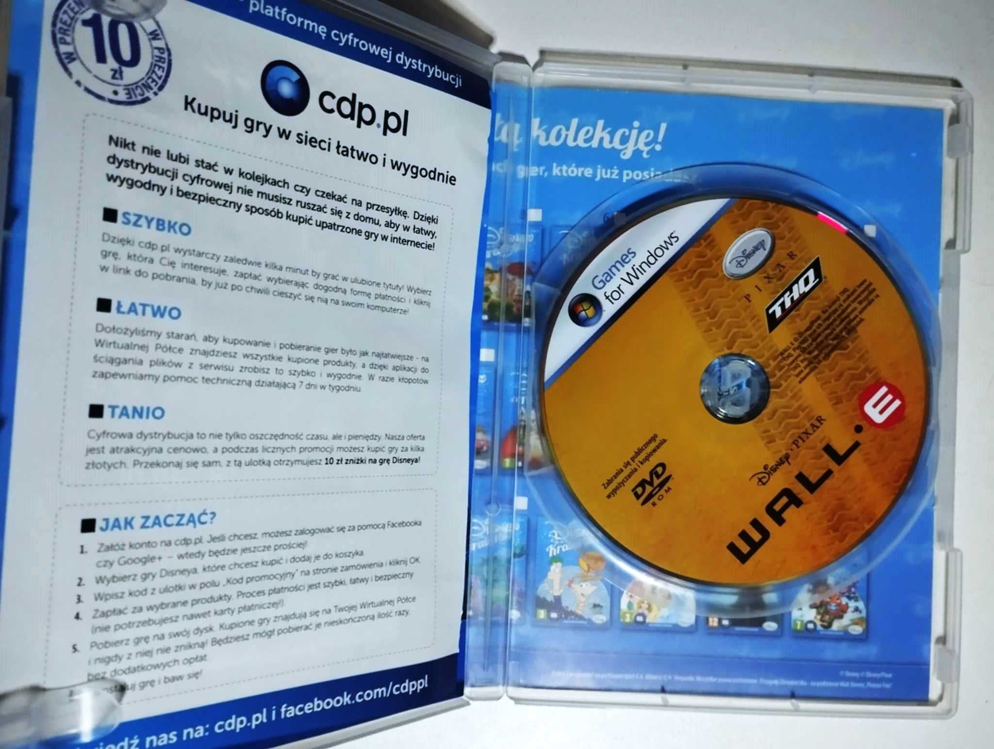 Wall -e   - gra na PC (wersja pudełkowa)