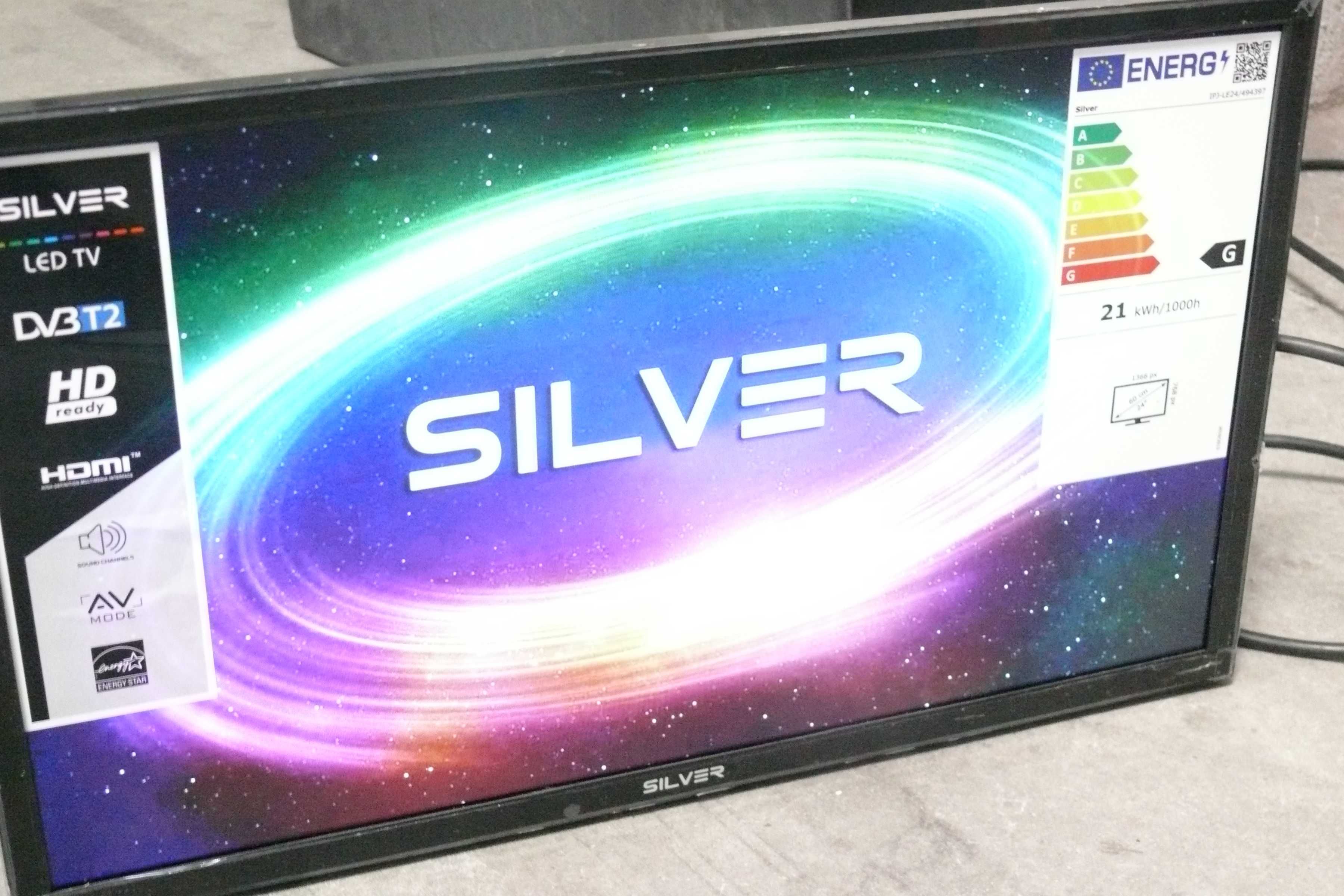TV Silver  24" LED HD - Nova