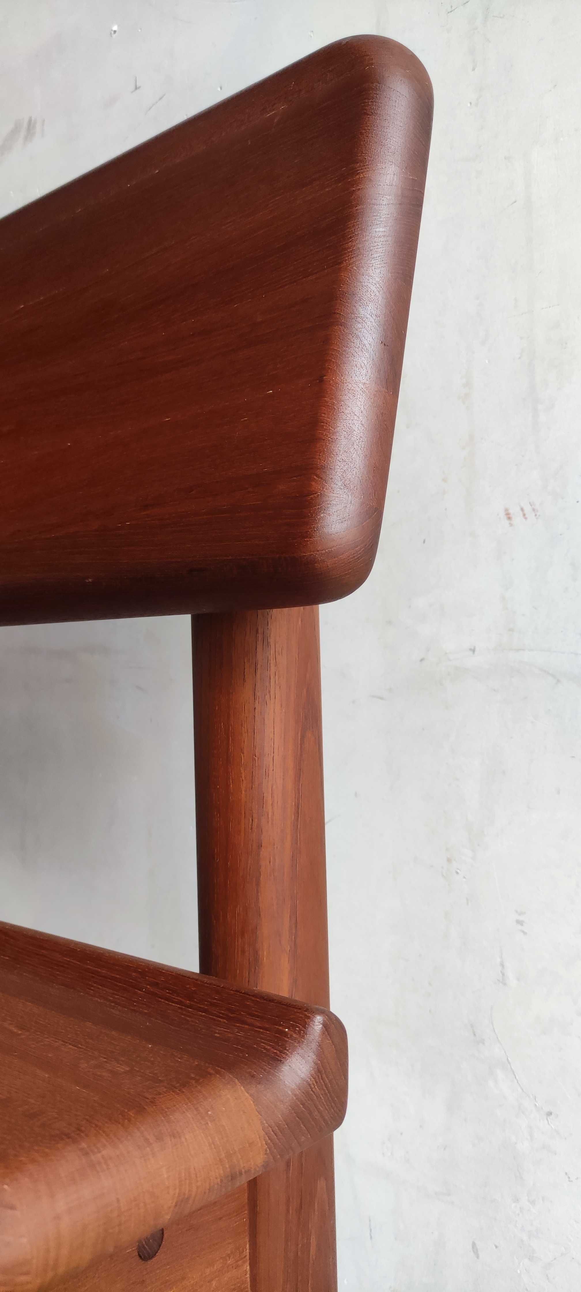 Duńska ławka tekowa Korup Design,lata 70