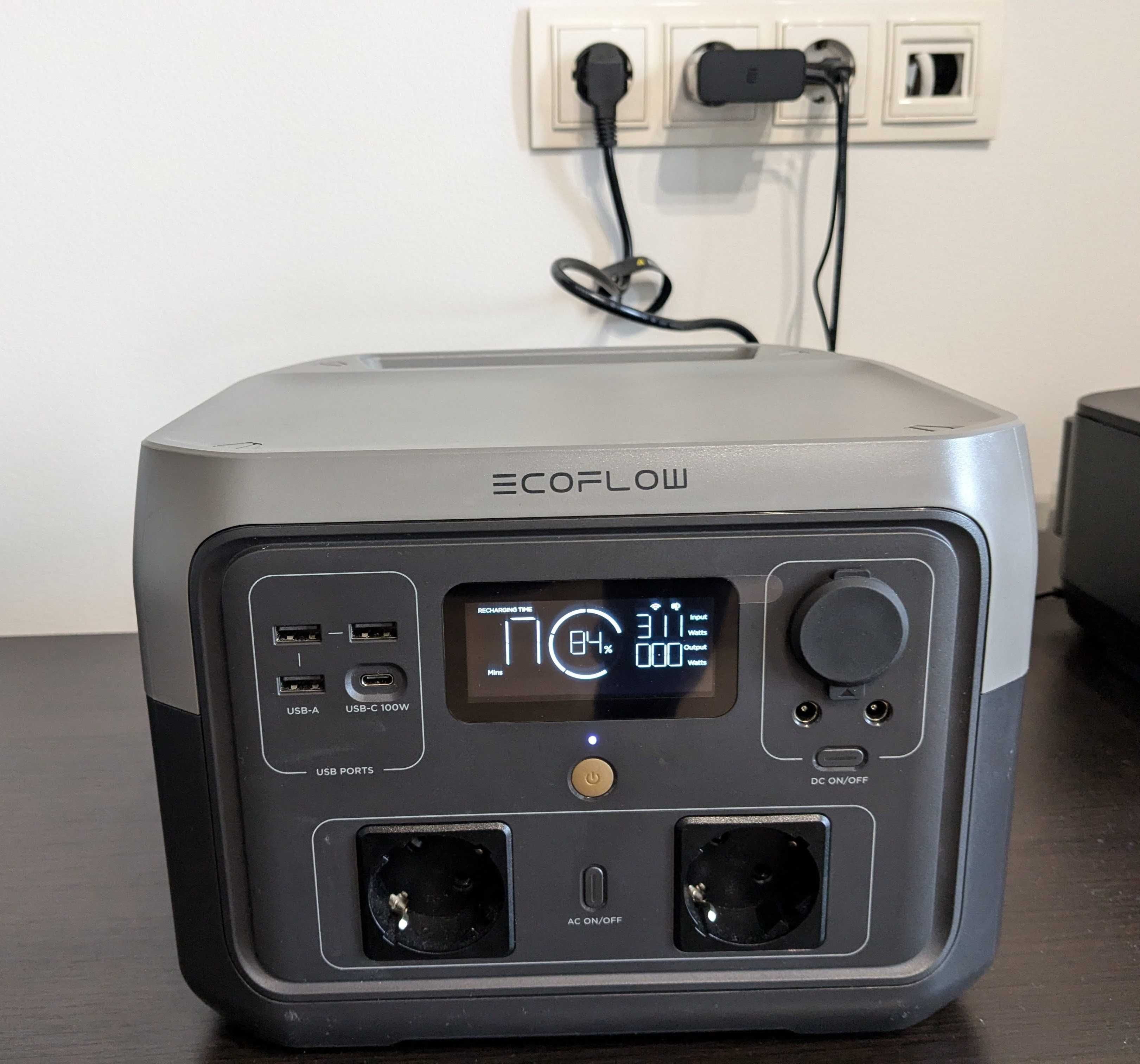 Зарядна станція EcoFlow RIVER 2 Max / 500 Вт / 512 Вт⋅год / EU