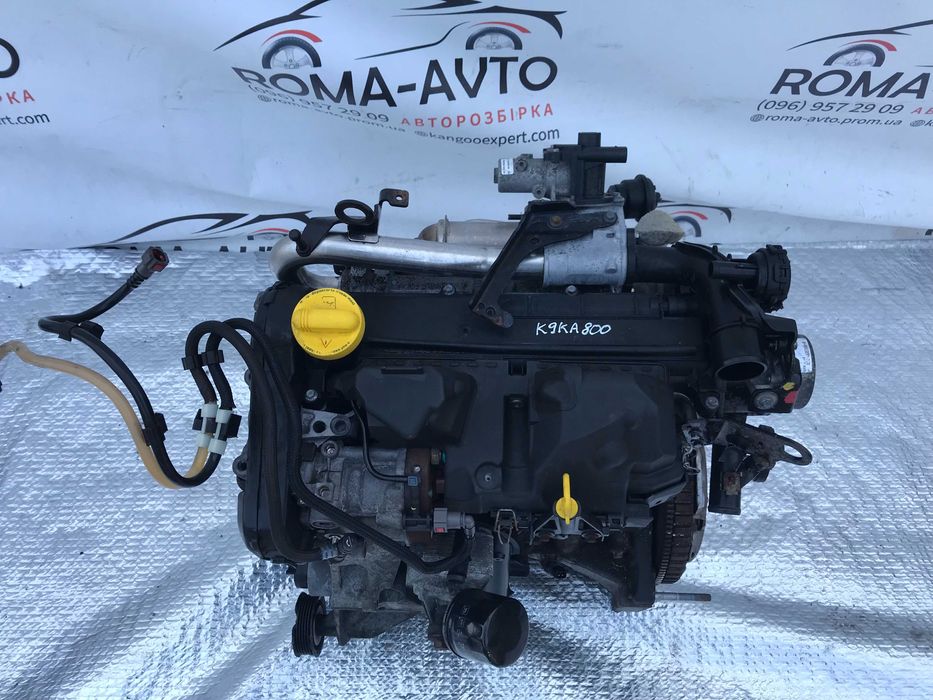 Двигун Рено 1.5DC K9K800 Двигатель Renault Мотор k9k260 1.5dci k9k 762