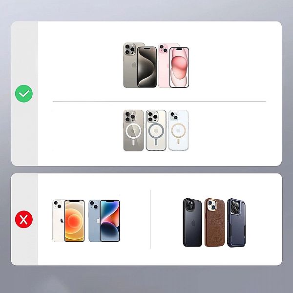 Portfel Ugreen Magnetic Wallet 45166 magnetyczny MagSafe z podstawką i