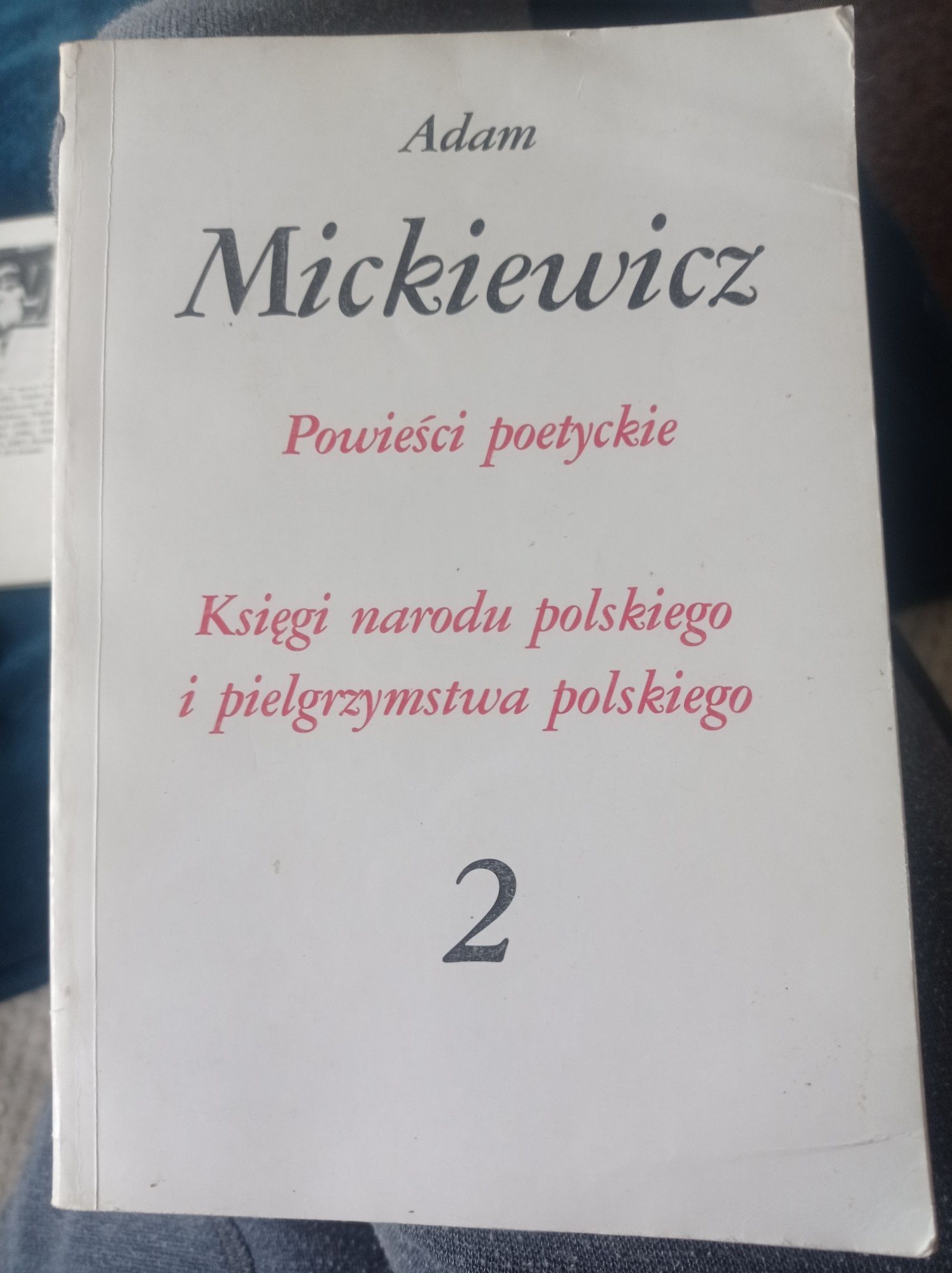 Mickiewicz 2 powieści poetyckie