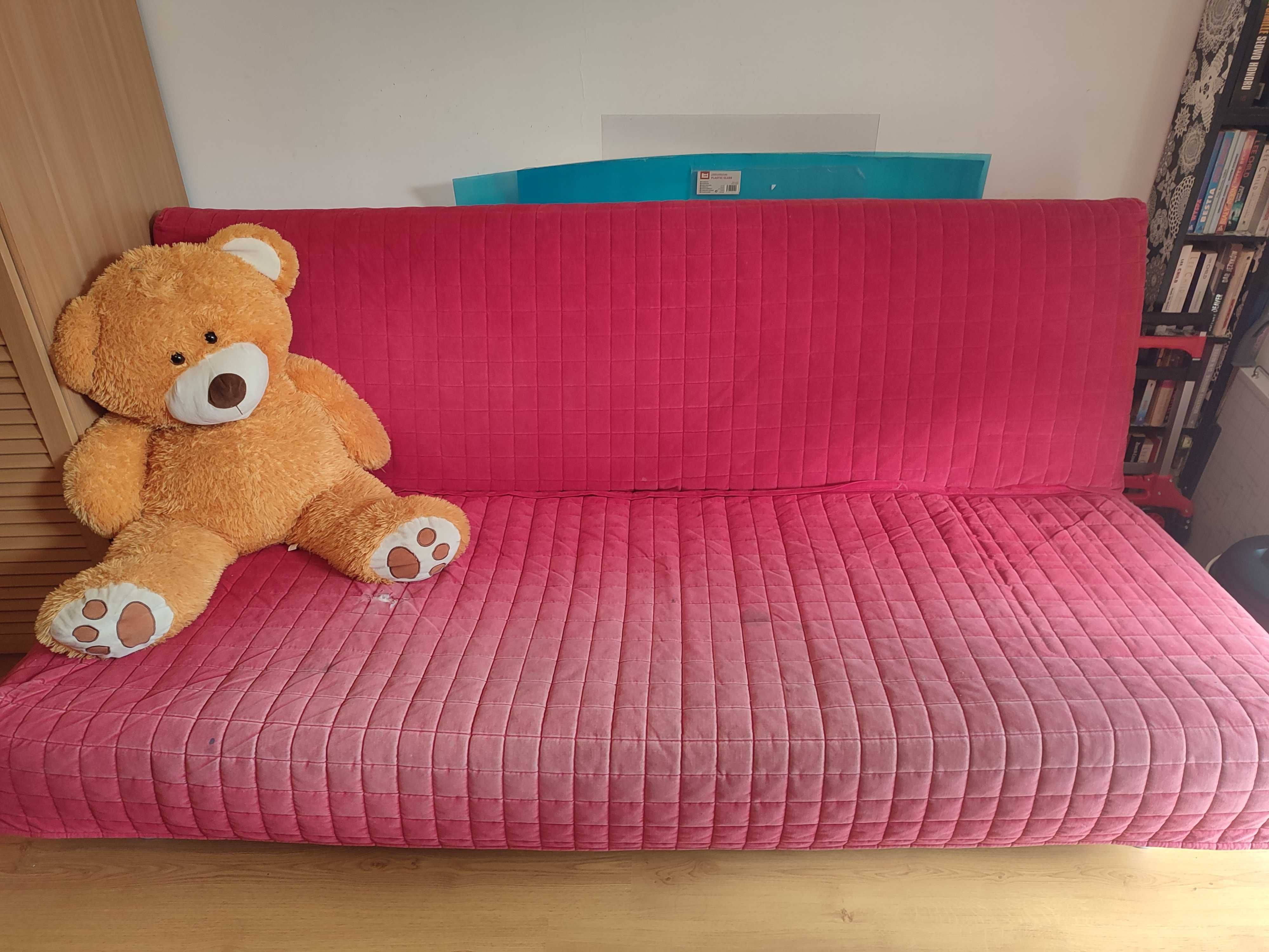 Sofa rozkładana IKEA Beddinge 140 x 200 z pojemnikiem na pościel.