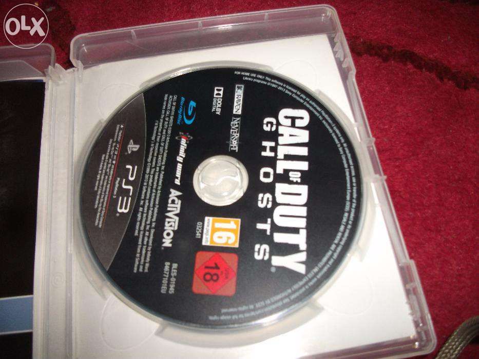 Jogo Call of Dutty Ghost ps3