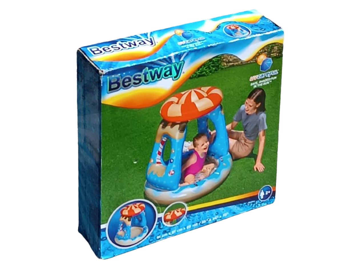 Dmuchany basen z daszkiem Bestway 91x91x89cm 26L