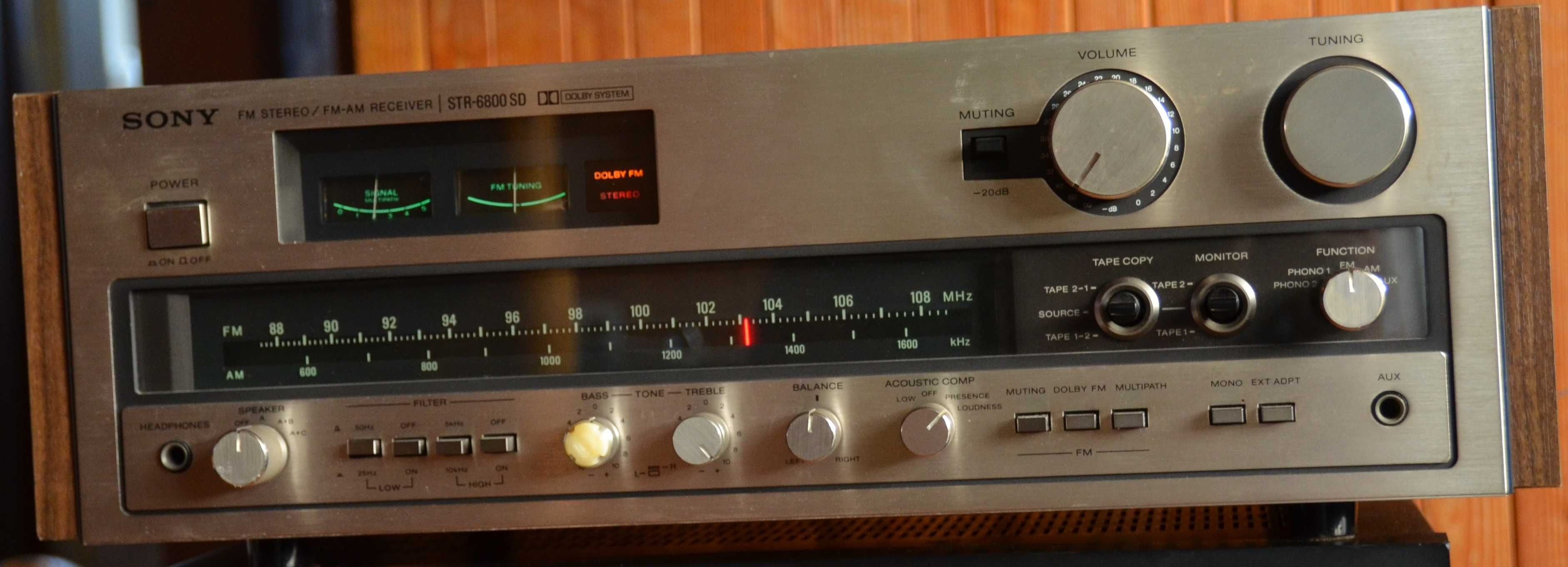 Amplituner Monster SONY STR-6800SD Dolby FM  17Kg Vintage