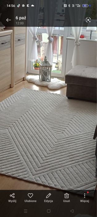 Dywan beżowy dywanik