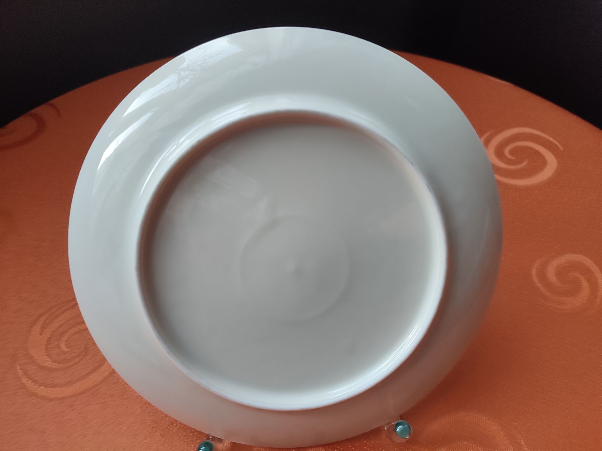 Śliczny stary talerz deserowy porcelana