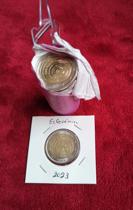 Moeda comemorativa de 2 € - Eslovénia 2023, "Josip Plemelj"
