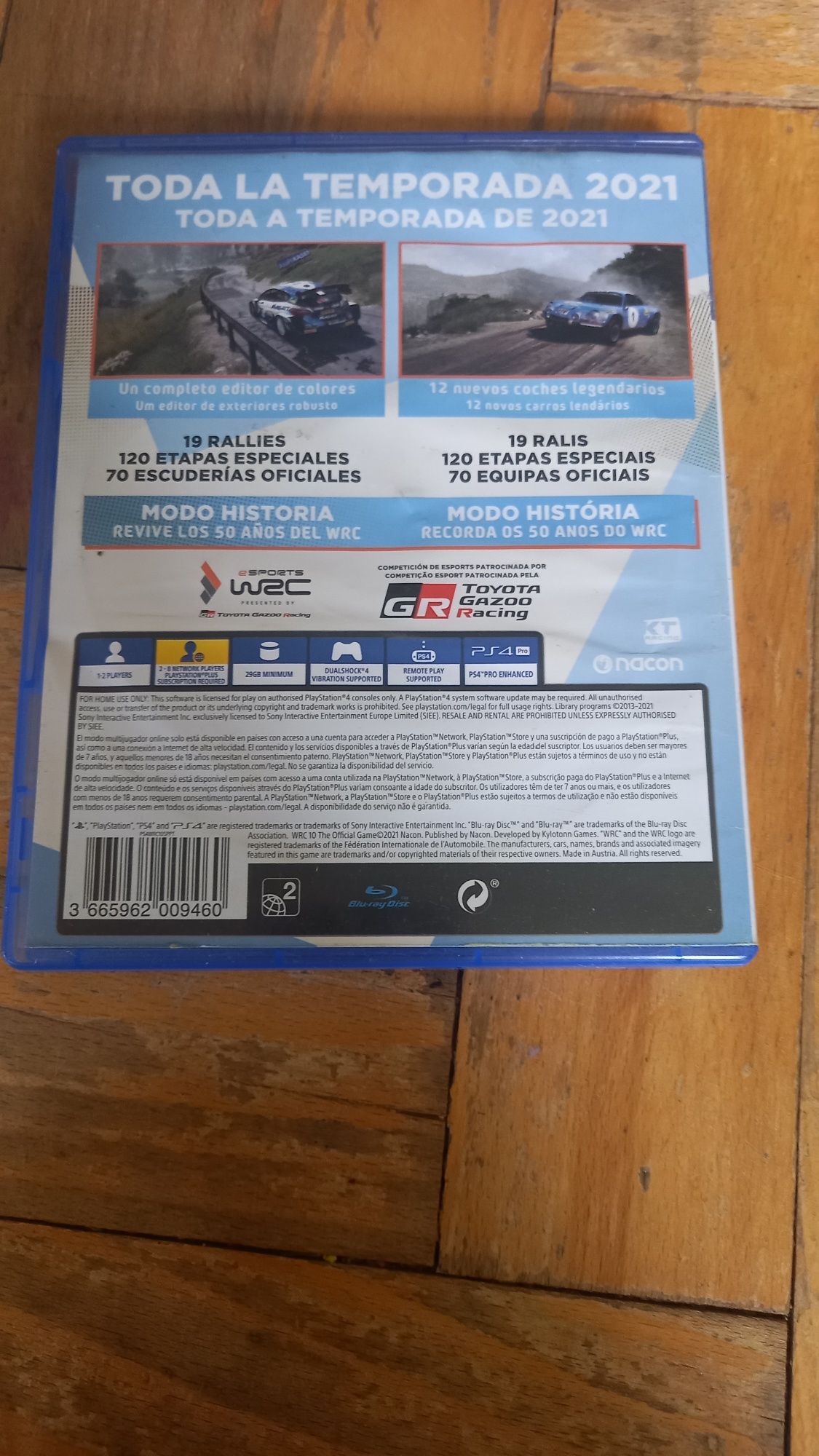 WRC10 na Ps4 nacon
