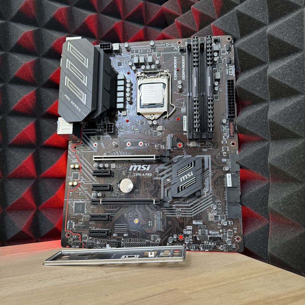 Топ комплект Core i9 9900K, Z390 Msi материнська плата, процесор