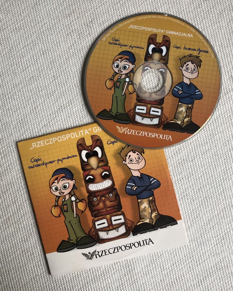 Testy gimnazjalne - matematyczno-przyrodnicze i humanistyczne na CD