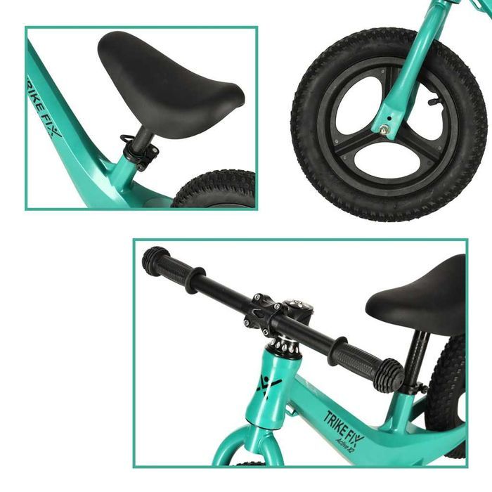 ROWEREK Biegowy TRIKE FIX ACTIVE X2 dla Dzieci Zielony LEKKI Dziecięcy