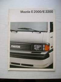 Prospekt Mazda E 2000/E 2200