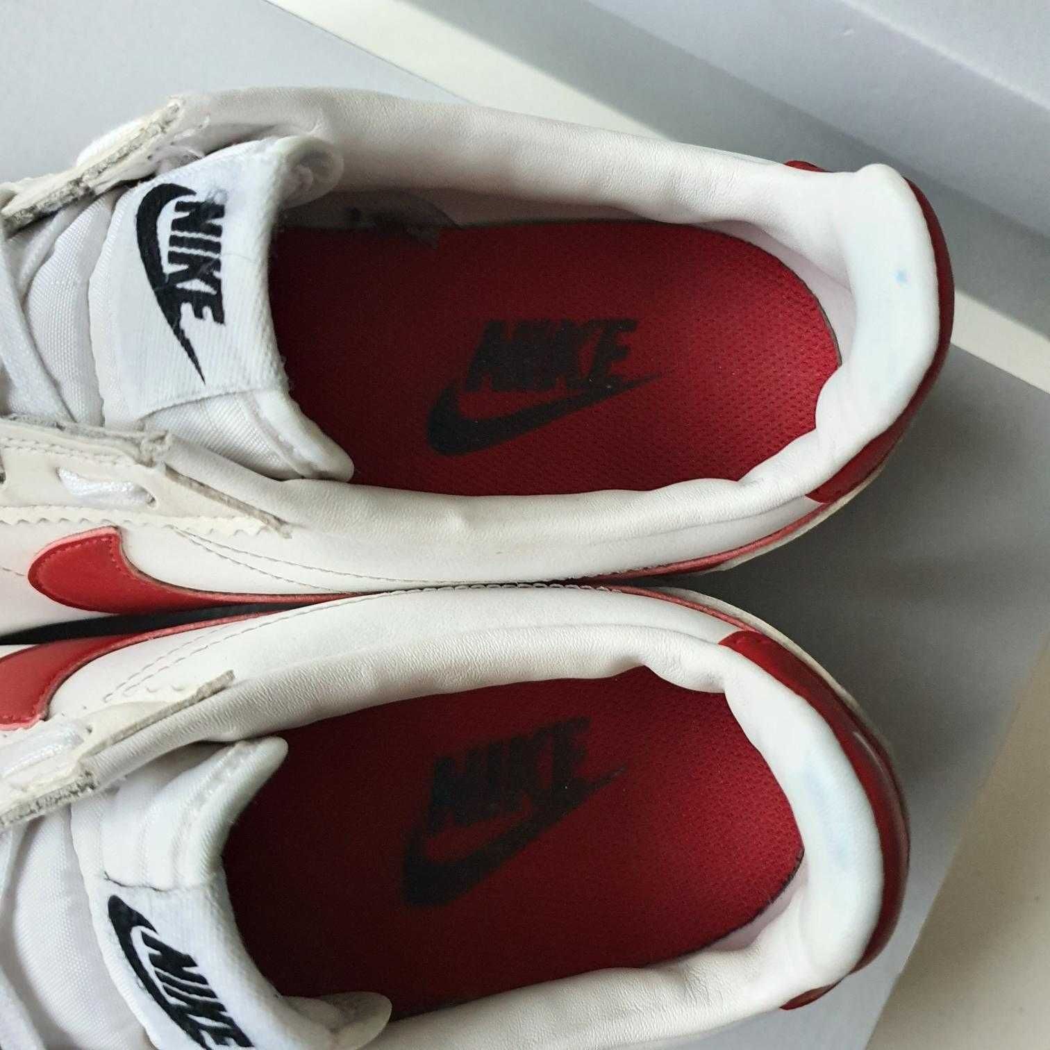 Buty NIKE Cortez Classic Leather - białe - r. 38.5 - oryginalne