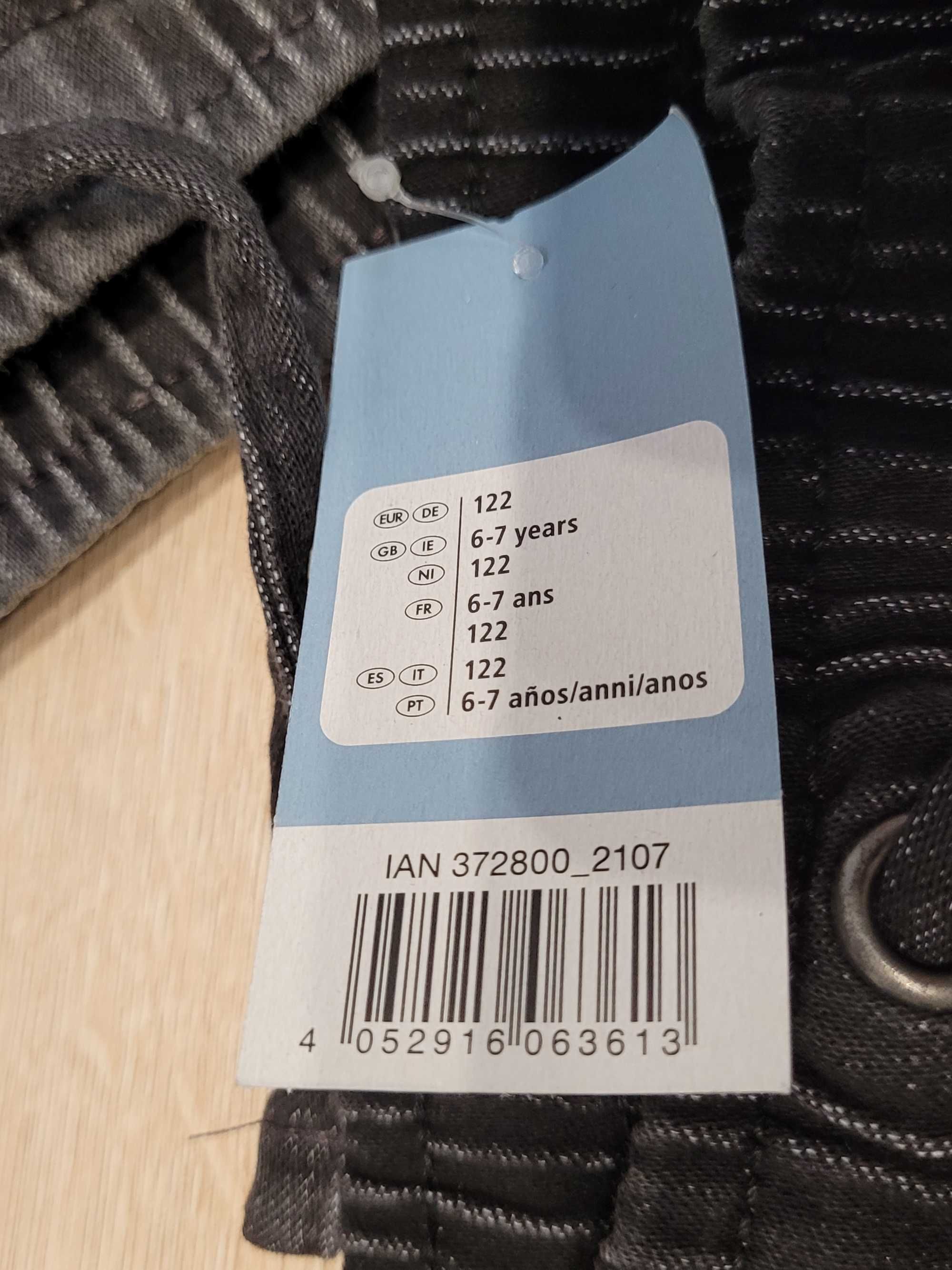122 Nowe szorty 2 pary krótkie spodenki chłopięce jeansowe czarne Lidl